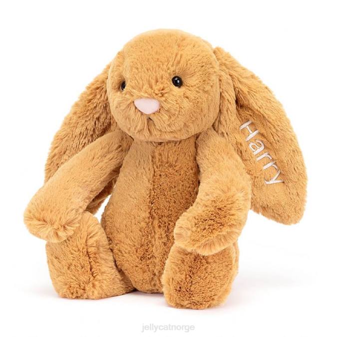 Jellycat personlig bashful no bunny medium gull leketøy 8RNH214