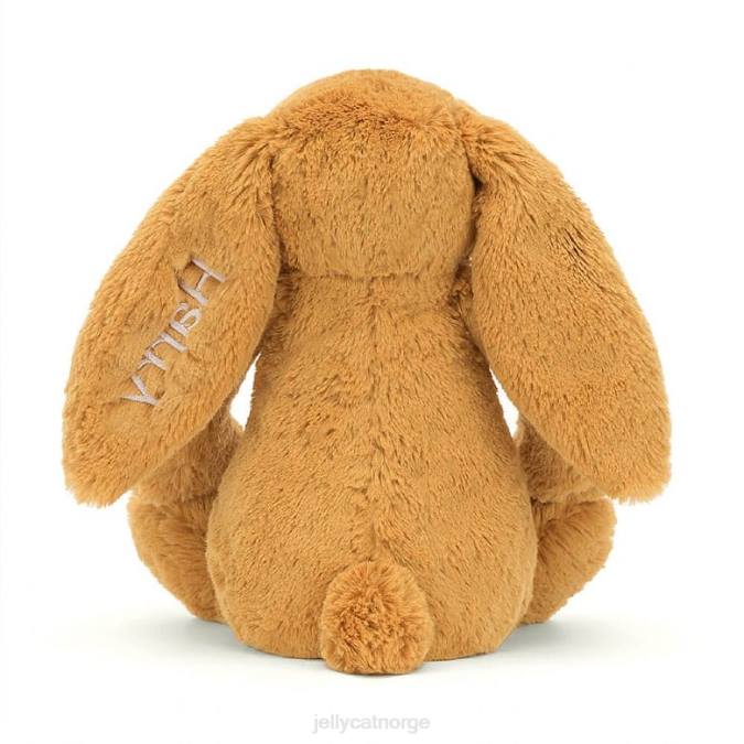 Jellycat personlig bashful no bunny medium gull leketøy 8RNH214