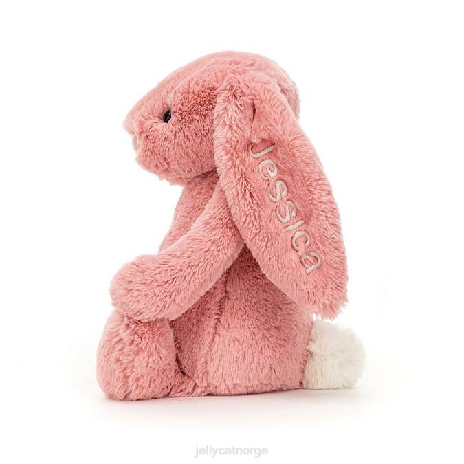 Jellycat personlig bashful petal bunny medium sorbet rosa leketøy 8RNH130