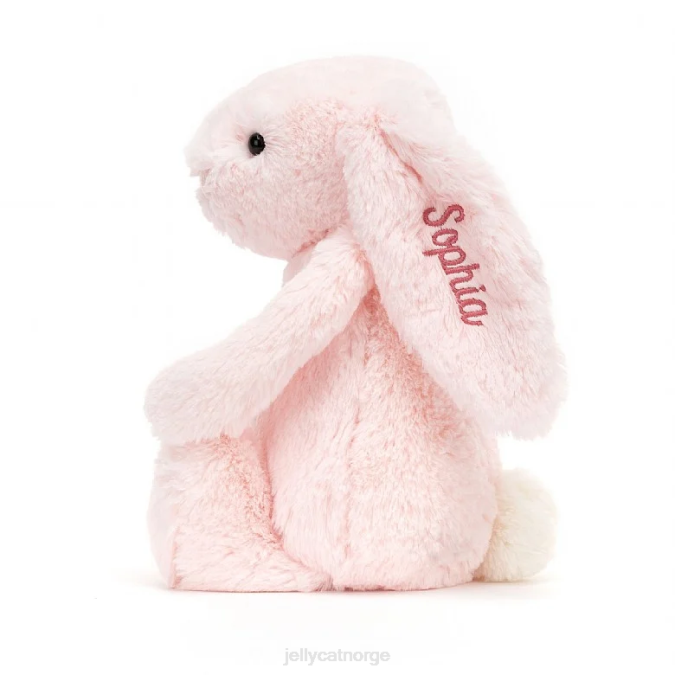 Jellycat personlig bashful rosa kanin medium baby rosa leketøy 8RNH48