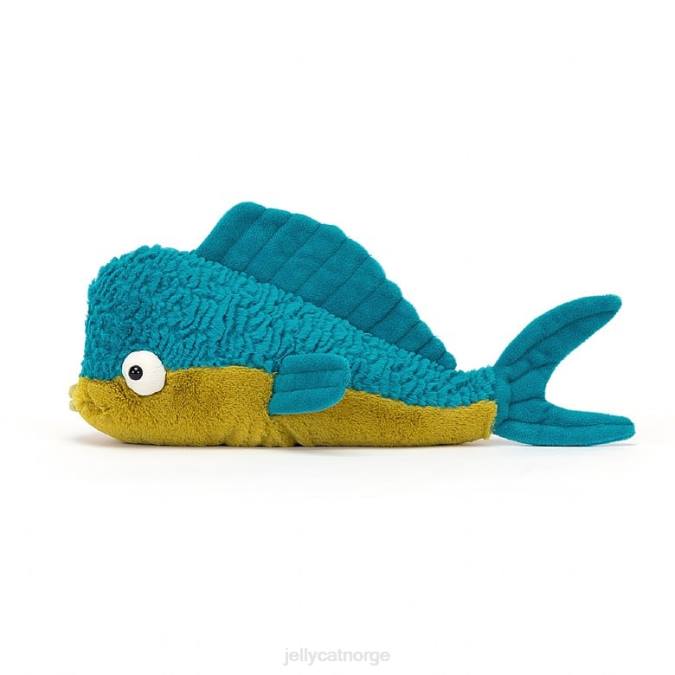 Jellycat delano dorado fisk flerfarget leketøy 8RNH386