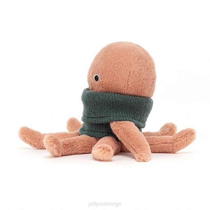 Jellycat koselig mannskap blekksprut aprikos leketøy 8RNH231
