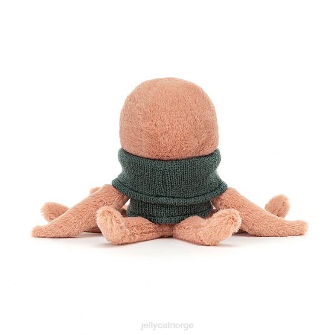 Jellycat koselig mannskap blekksprut aprikos leketøy 8RNH231