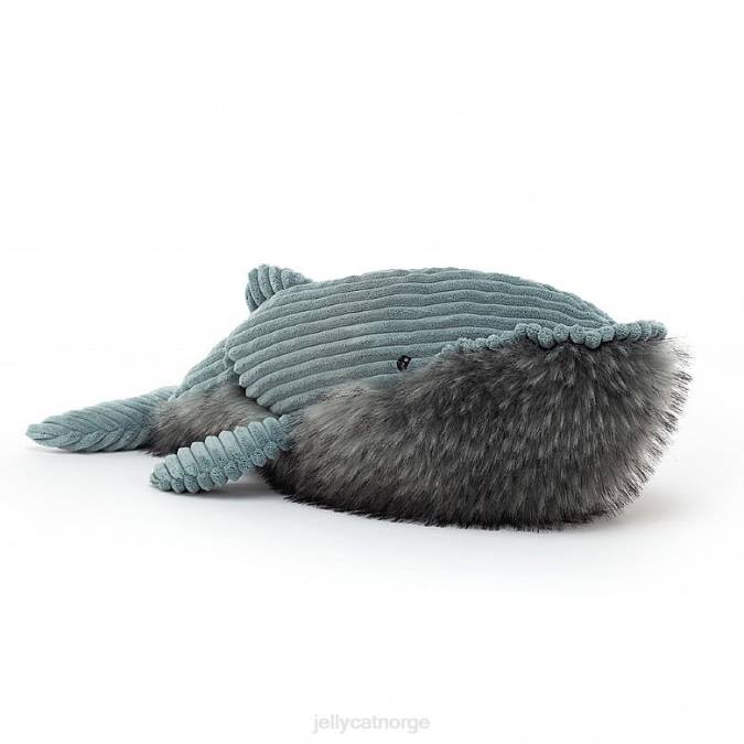 Jellycat wiley whale blå leketøy 8RNH319
