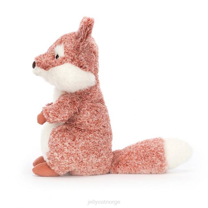 Jellycat ambrosie fox brun og hvit leketøy 8RNH408