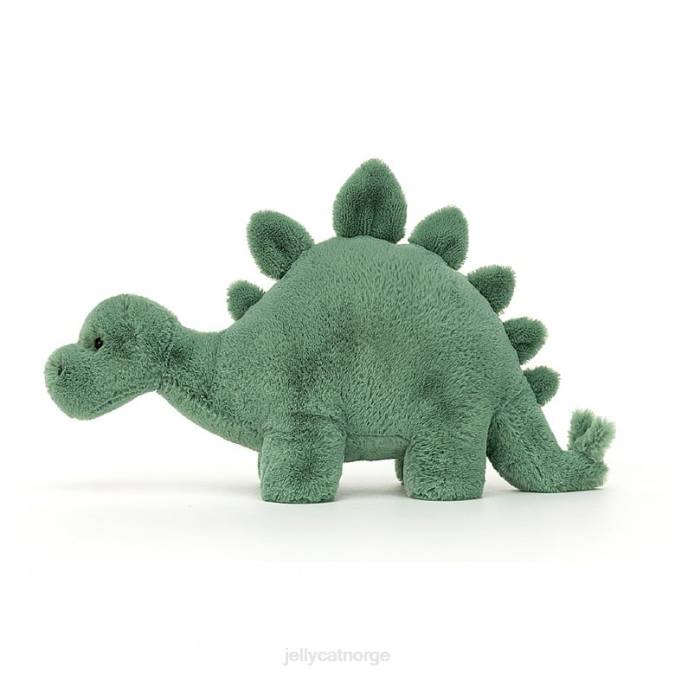 Jellycat fossilt stegosaurus grønn leketøy 8RNH491