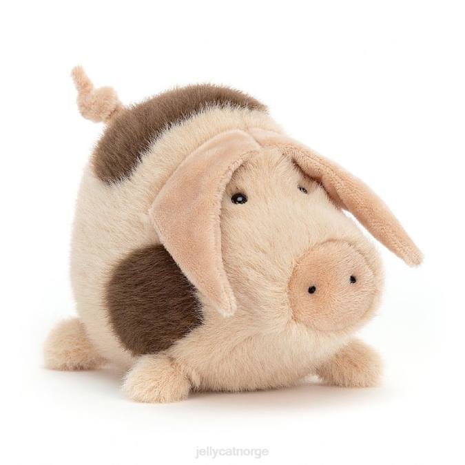 Jellycat higgledy piggledy gammel flekk brun og hvit leketøy 8RNH360