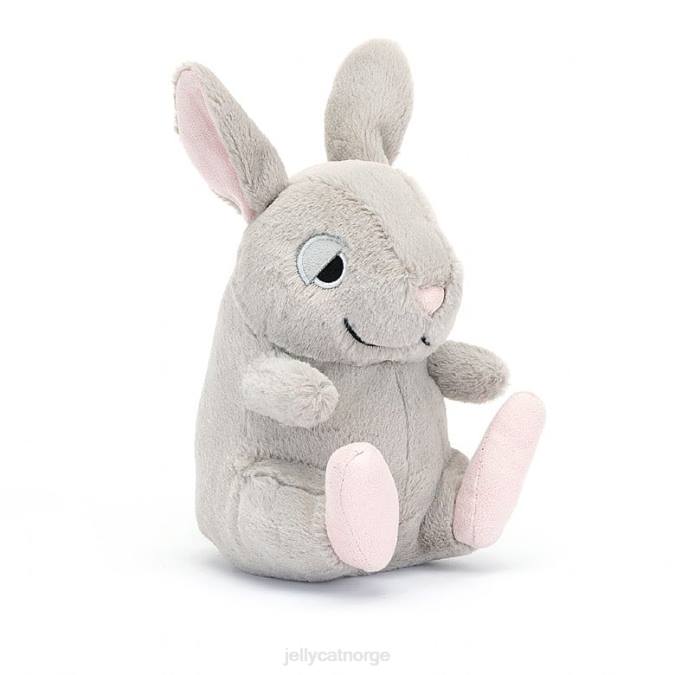 Jellycat koseknapp bernard bunny grå leketøy 8RNH464