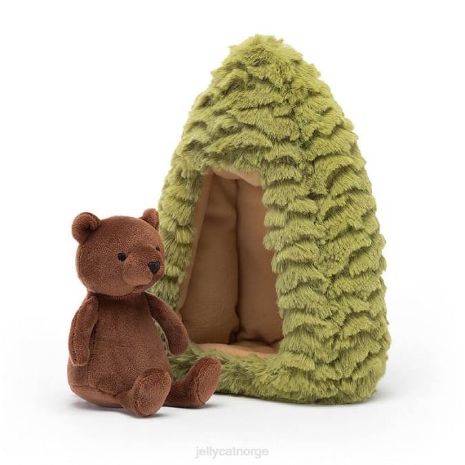 Jellycat skog fauna bjørn brun leketøy 8RNH308