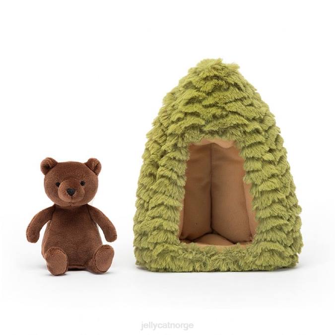 Jellycat skog fauna bjørn brun leketøy 8RNH308