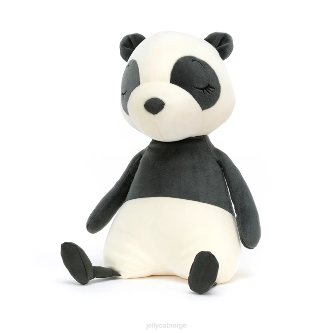 Jellycat sleepee panda svart og hvit leketøy 8RNH651