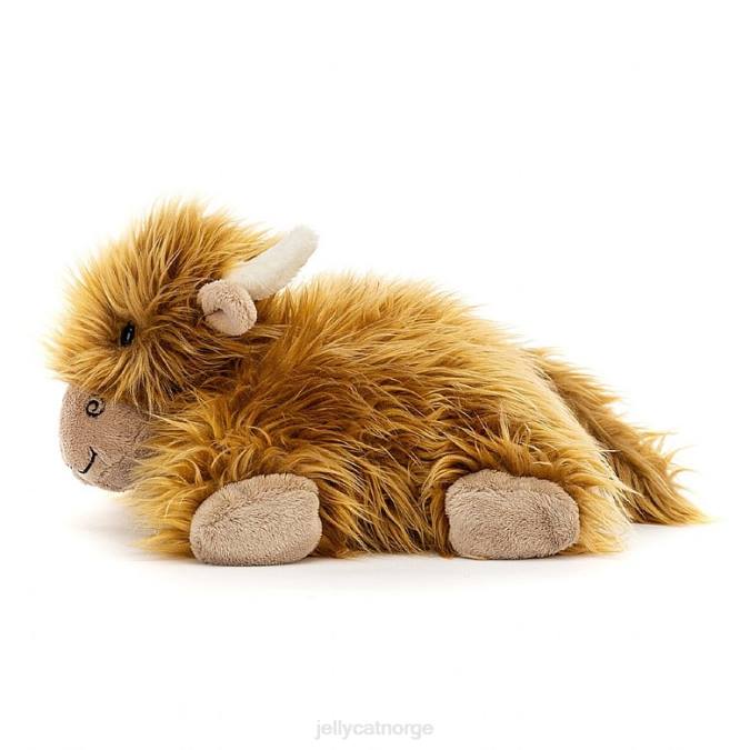 Jellycat trøfler highland cow brown leketøy 8RNH549