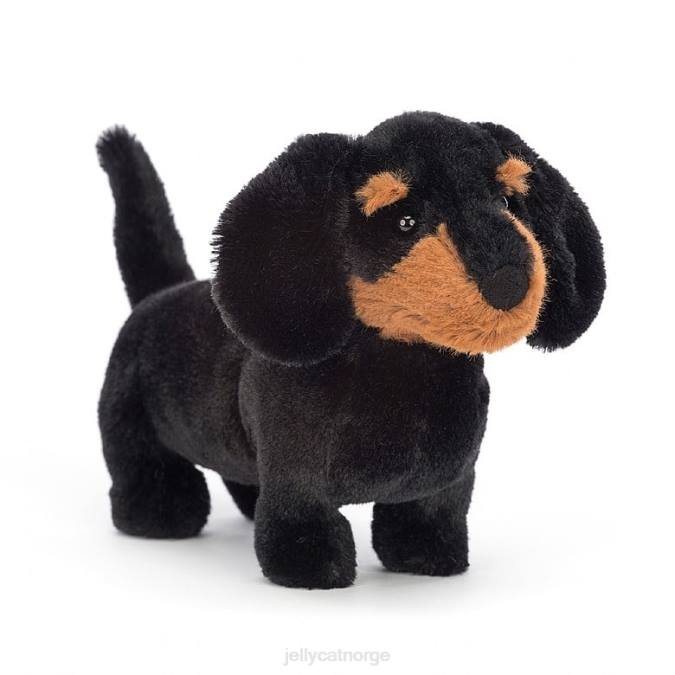 Jellycat freddie pølsehund svart leketøy 8RNH721