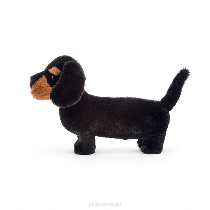 Jellycat freddie pølsehund svart leketøy 8RNH721