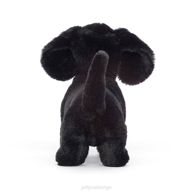 Jellycat freddie pølsehund svart leketøy 8RNH721