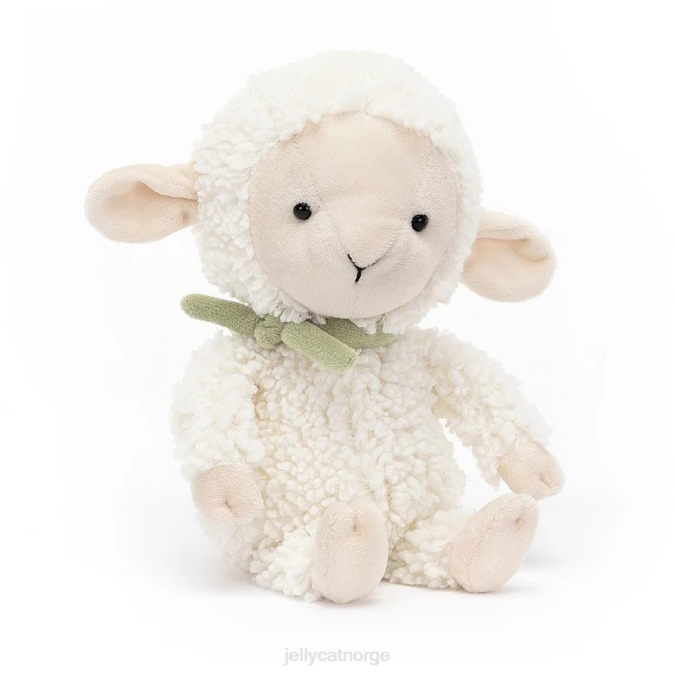Jellycat fuzzkin lammekrem leketøy 8RNH322