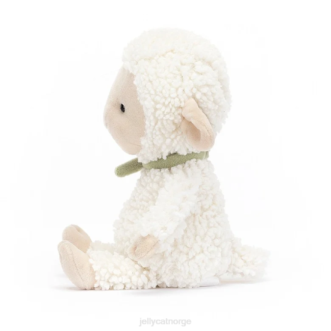 Jellycat fuzzkin lammekrem leketøy 8RNH322