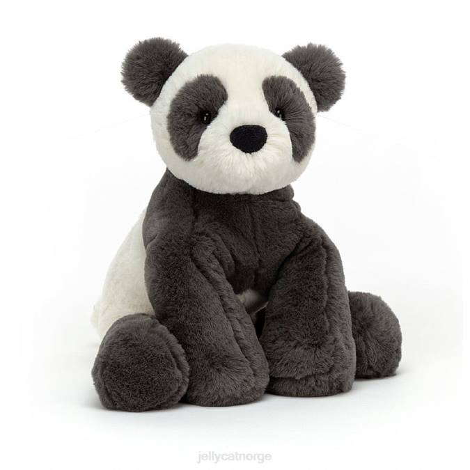 Jellycat huggady panda black & cream leketøy 8RNH437