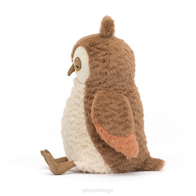 Jellycat oakley owl brun og hvit leketøy 8RNH372