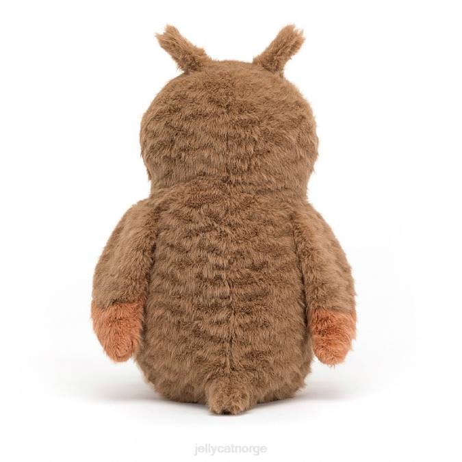 Jellycat oakley owl brun og hvit leketøy 8RNH372