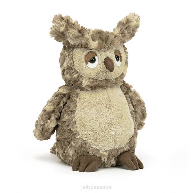 Jellycat oberon ugle brun leketøy 8RNH304