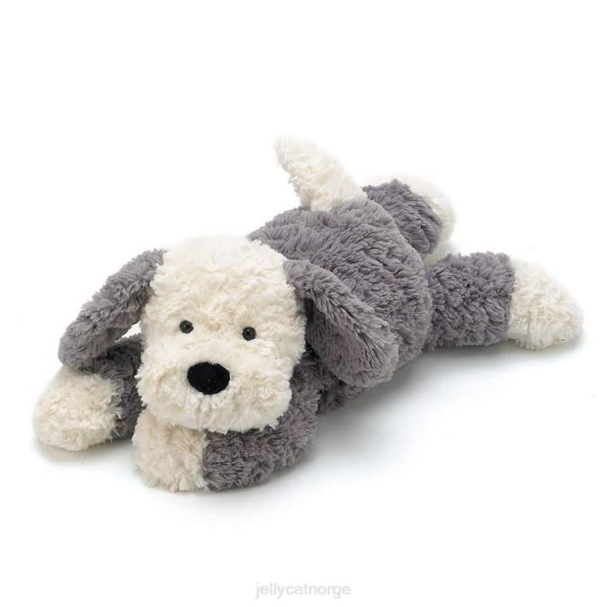 Jellycat tumblie sauehund grå og hvit leketøy 8RNH571